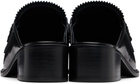 Alexander Wang Black Carter Leather Slip-on Loafers