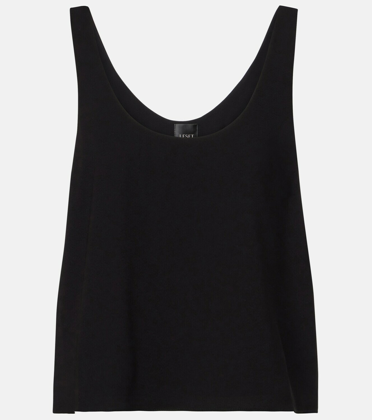 Leset Ari cropped crêpe tank top