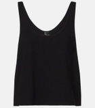 Leset Ari cropped crêpe tank top