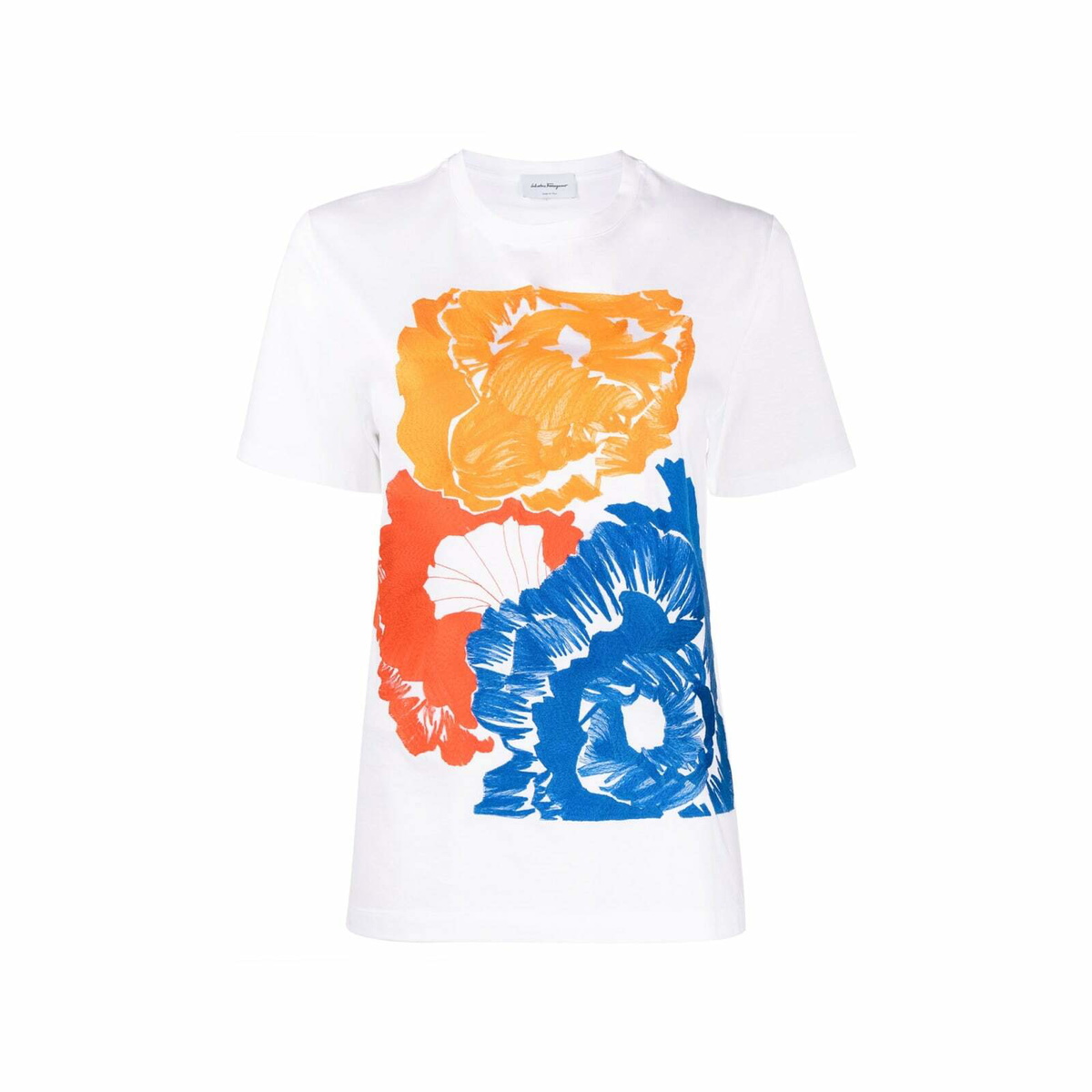 FERRAGAMO - Logo Cotton T-shirt Salvatore Ferragamo