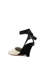 Jacquemus Les Espadrilles 80 Canvas Wedge Sandals Beige