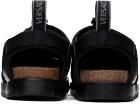 Versace Black Medusa Track Sandals