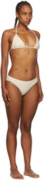 ANINE BING Off-White Amara & Riza Bikini