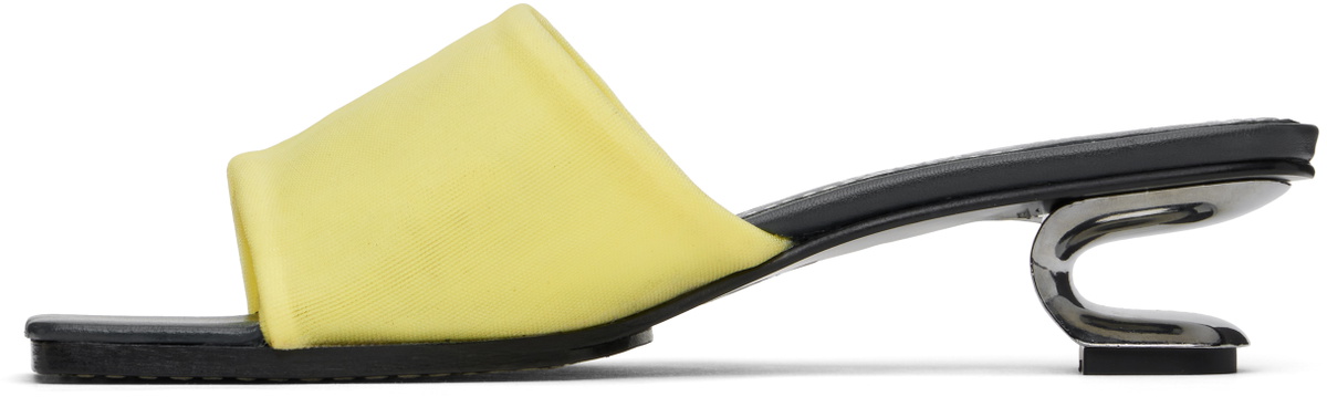 Nicole Saldaña Yellow Sarah Heeled Sandals
