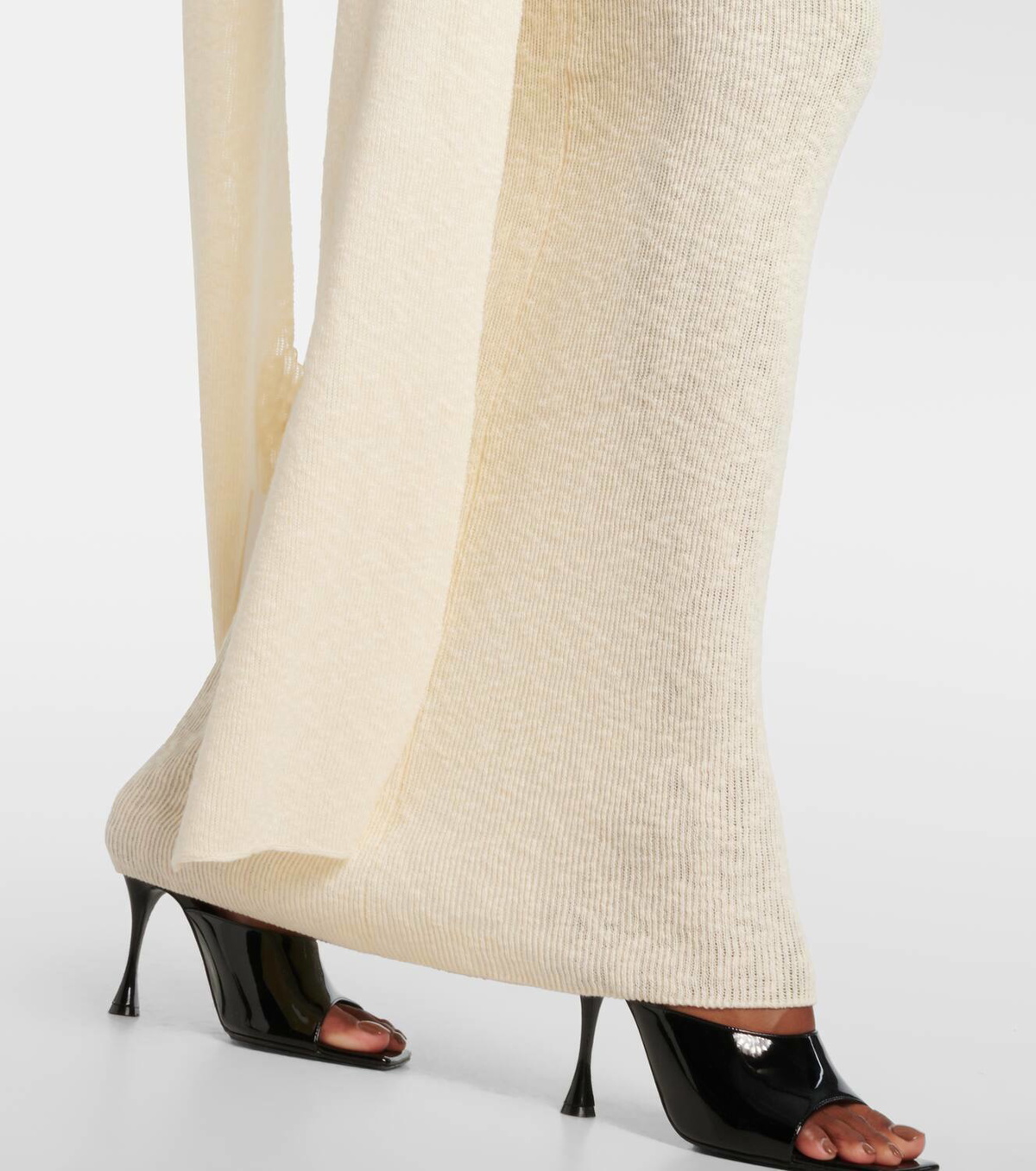 Magda Butrym Scarf-detail linen and cotton maxi dress Magda Butrym