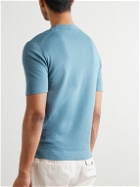 Altea - Slim-Fit Lyocell and Cotton-Blend Jersey T-Shirt - Blue