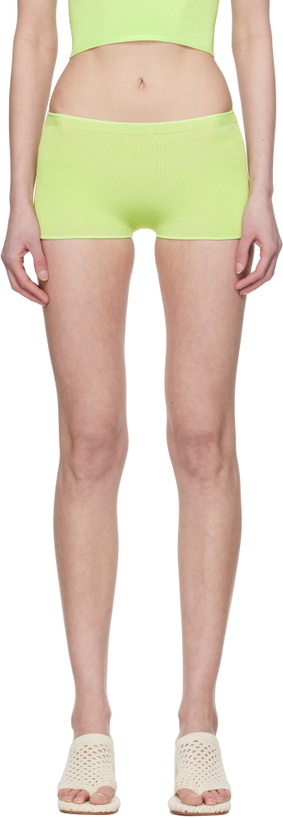 Photo: Isa Boulder Green Knitted Malley Shorts