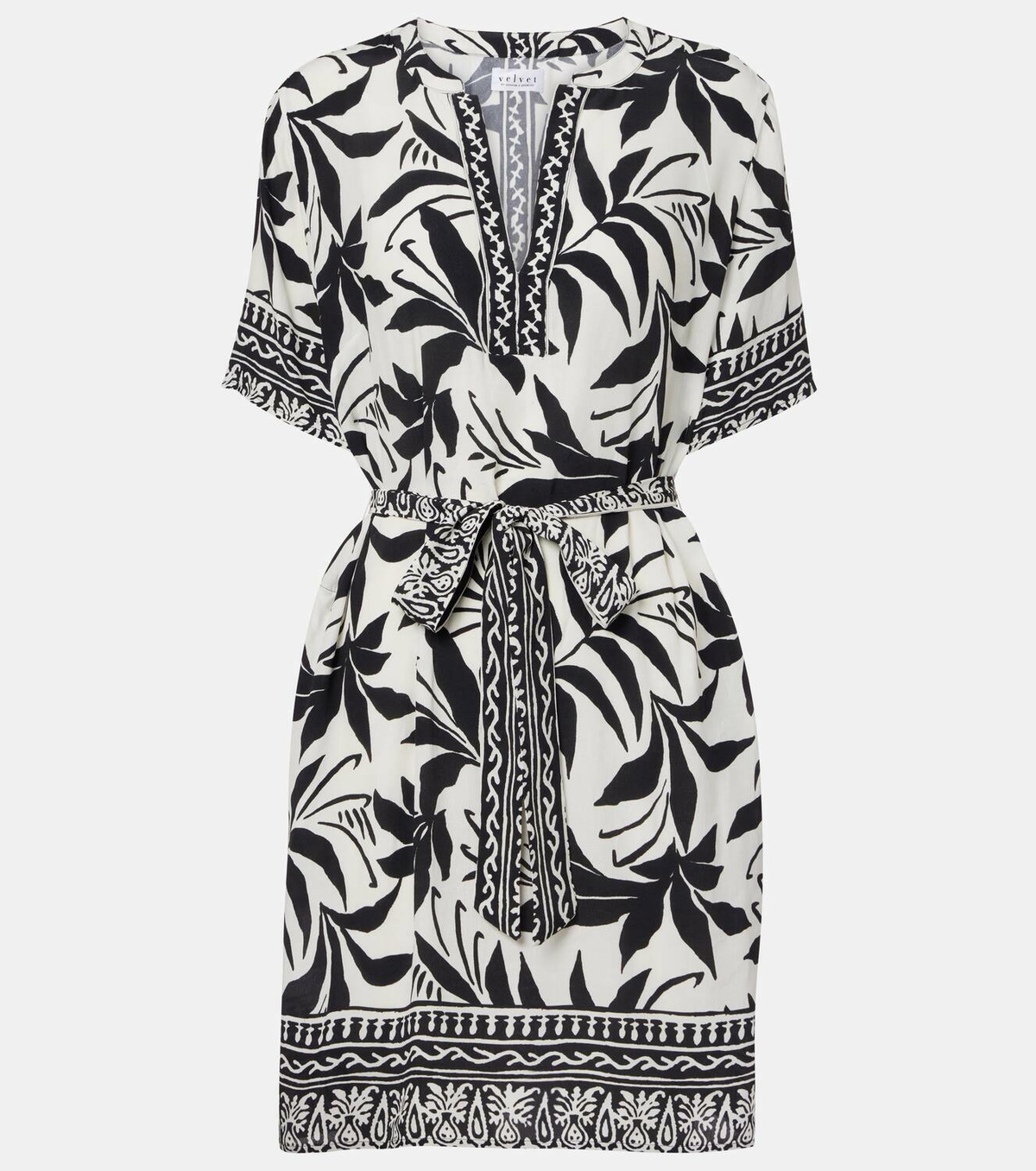 Velvet Vanessa printed shirt dress