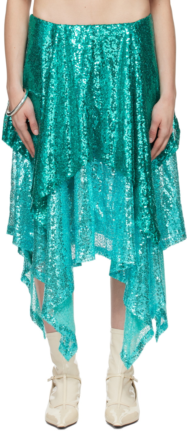 Nicklas Skovgaard Blue Colette Midi Skirt