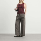 Ahluwalia Women's Seydou Knitted Vest in Rust/Brown