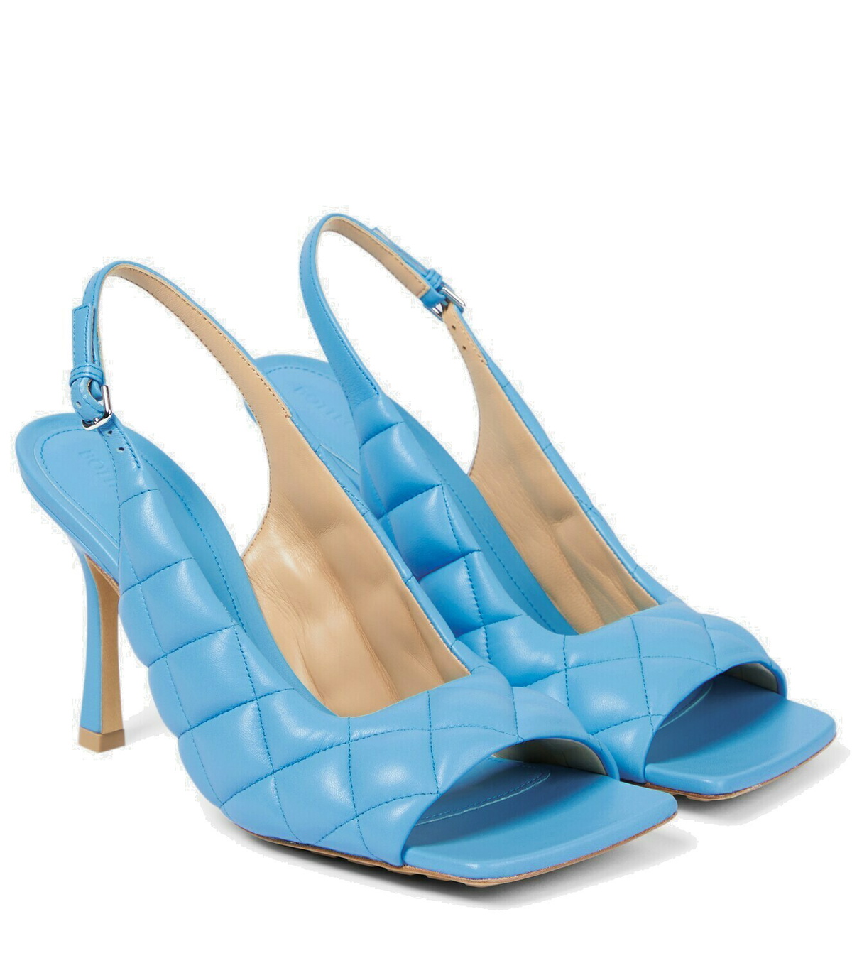 Bottega Veneta - Padded leather slingback sandals Bottega Veneta