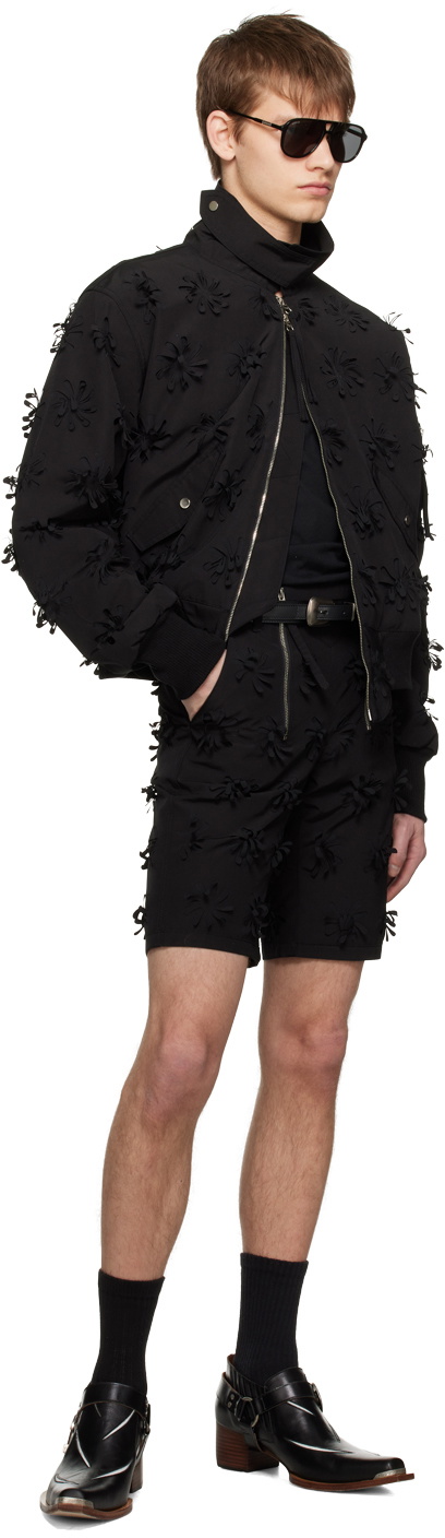 Juntae Kim SSENSE Exclusive Black Bomber Jacket