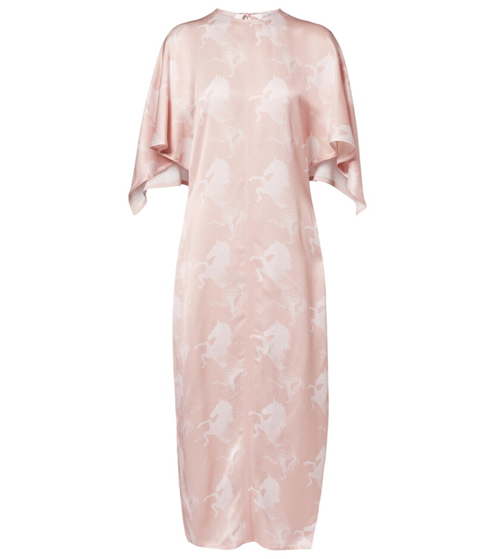 Photo: Stella McCartney Printed satin midi dress