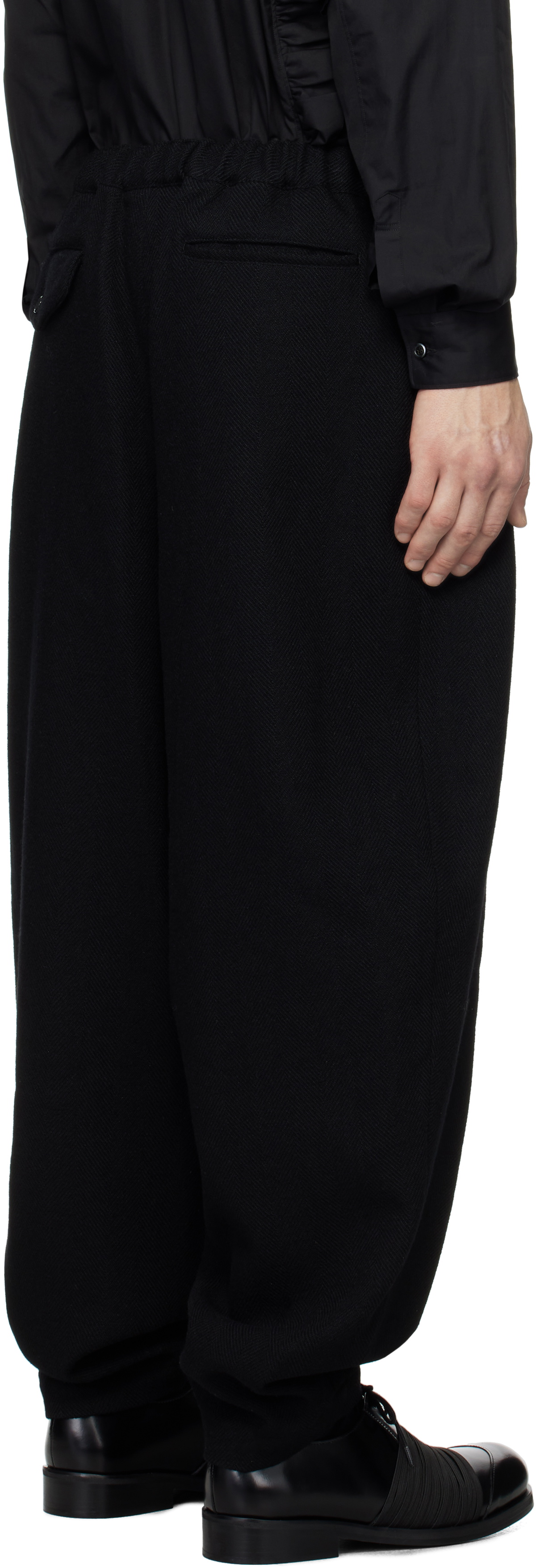 Black Comme des Garçons Black Balloon Trousers