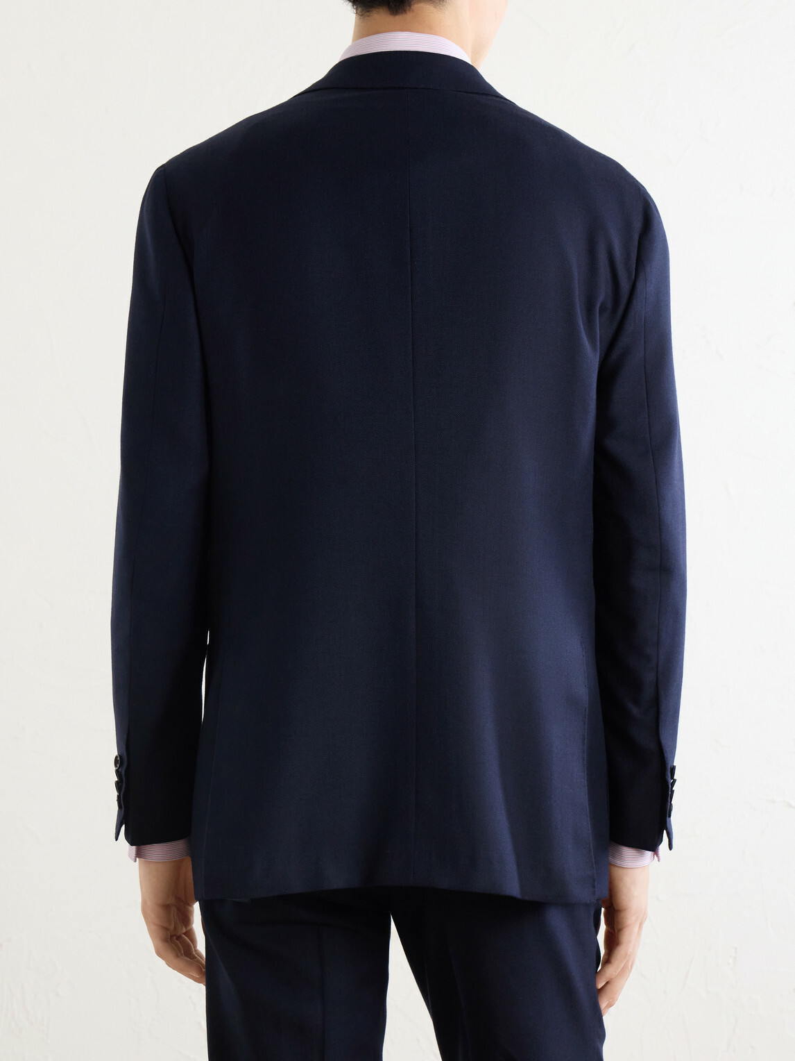 Kiton - Virgin Wool Suit Jacket - Blue