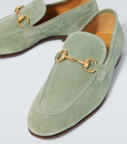 Gucci Gucci Jordaan suede loafers