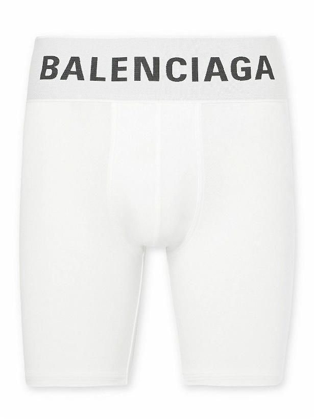 Photo: Balenciaga - Stretch-Cotton Boxer Briefs - White