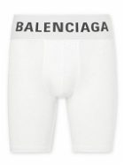 Balenciaga - Stretch-Cotton Boxer Briefs - White