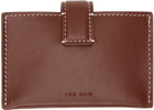 The Row Brown Multi Card Holder