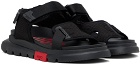 Hugo Black Velcro Sandals