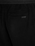 SAINT LAURENT - Large Logo Cotton Shorts