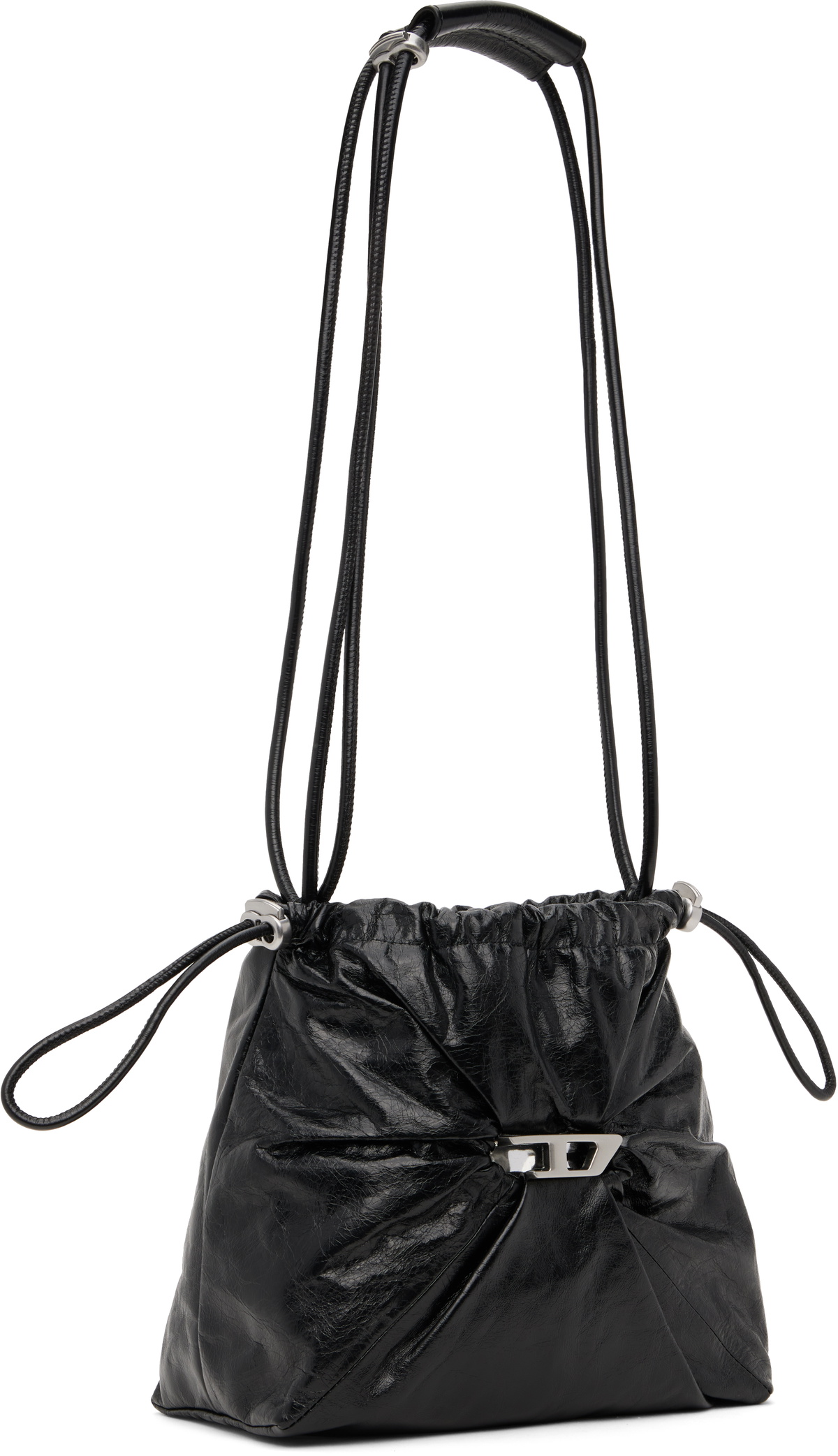 Diesel Black Scrunch-D Bucket Bag Diesel
