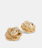 Magda Butrym Floral embellished gold-plated earrings