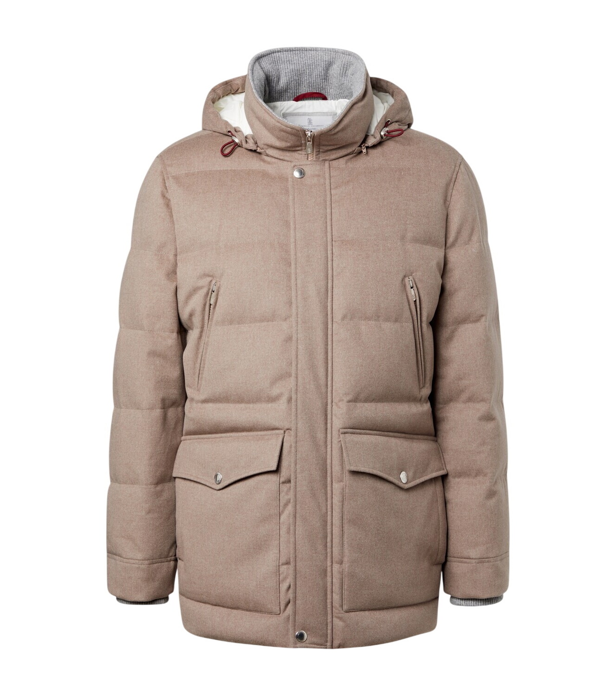 Brunello Cucinelli - Quilted Cotton Hooded Down Jacket