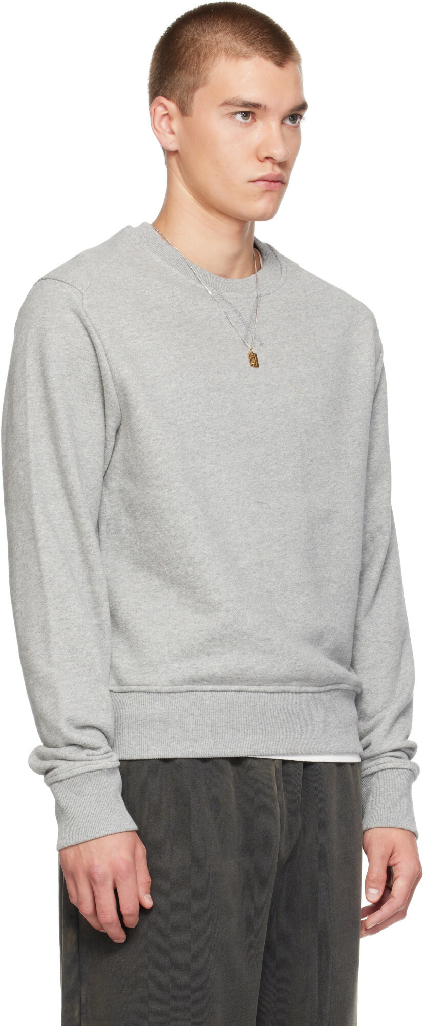 Entire Studios Gray Pod Crew Sweatshirt