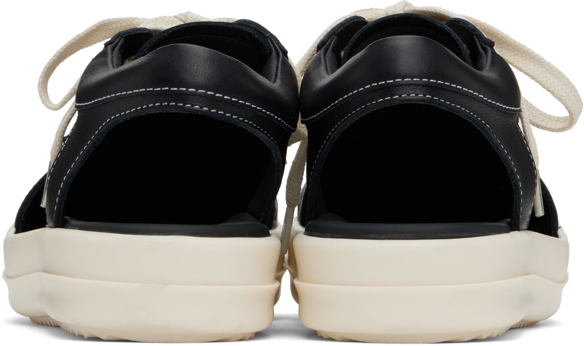 新作 すぐ届く【Rick Owens】HOLLOWED VINTAGE SNEAKS Rick Owens Black Hollywood Hollowed Vintage Sneaks Sneakers