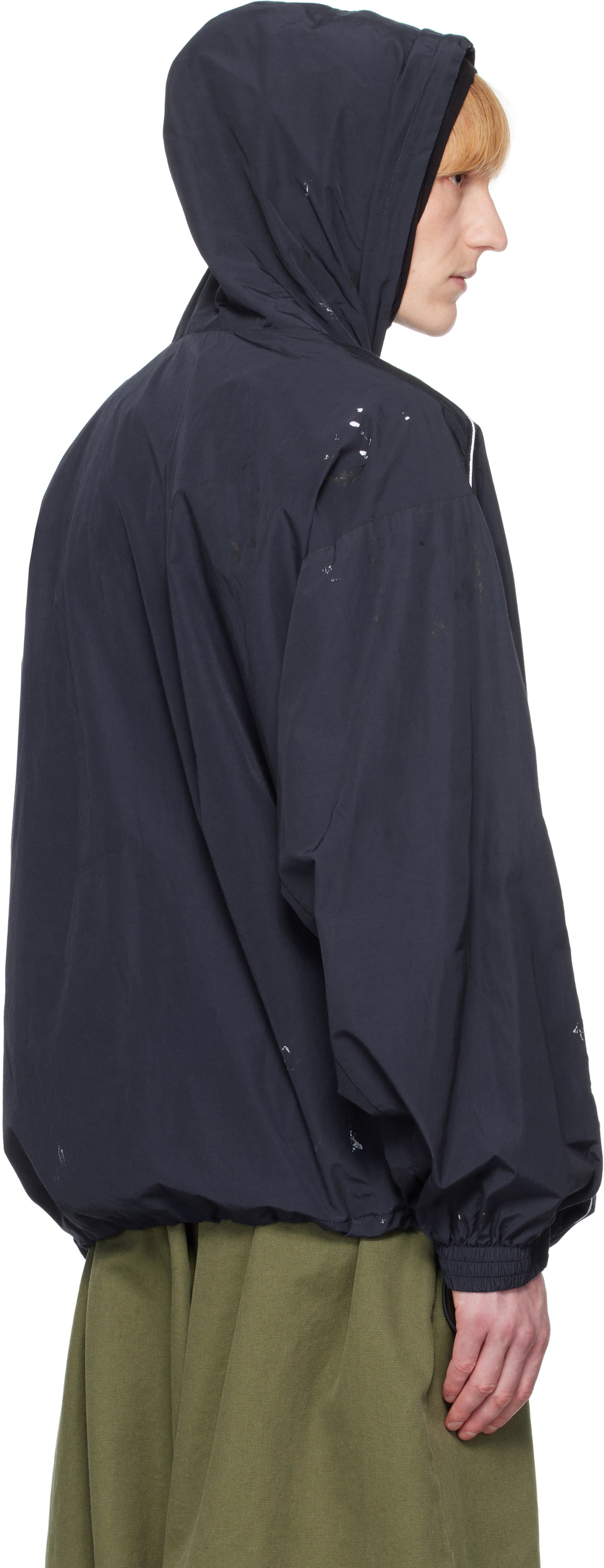 【関税込み】Balenciaga ネイビー Painter トラックジャケット Balenciaga Painter Track Jacket in Blue for Men | Lyst
