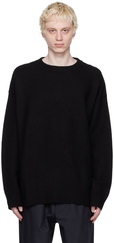 Photo: Jil Sander Black Brushed Sweater