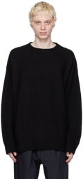 Jil Sander Black Brushed Sweater