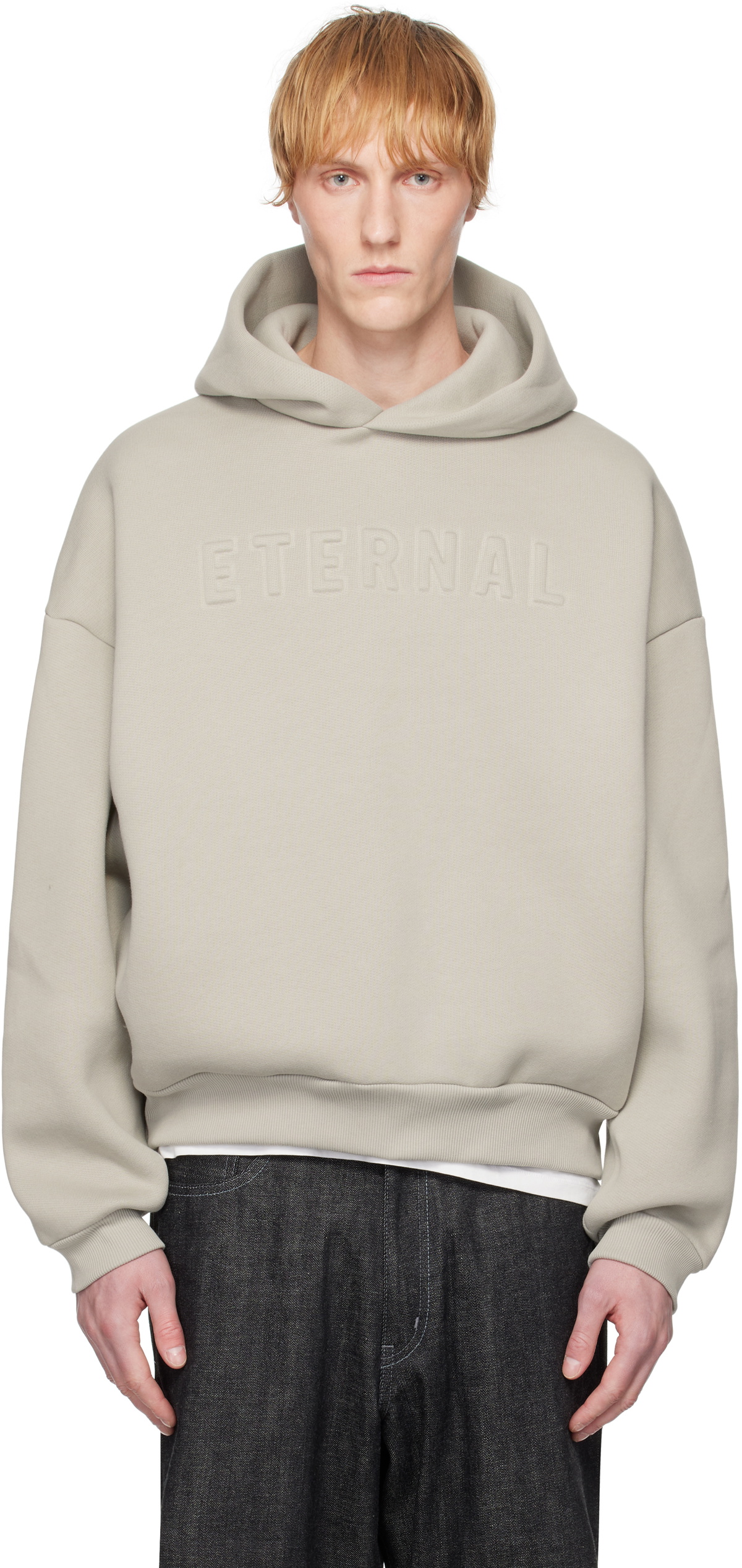 Fear of God Grey FG Everyday Hoodie Fear Of God Fear of God Grey FG Everyday Hoodie Fear Of God