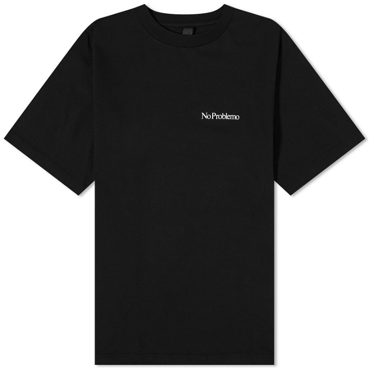 Photo: NoProblemo Men's Mini Problemo T-Shirt in Black