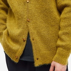 Needles Men's Mohair Solid Cardigan in Olive