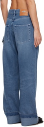 Simone Rocha Blue Straight Leg Jeans