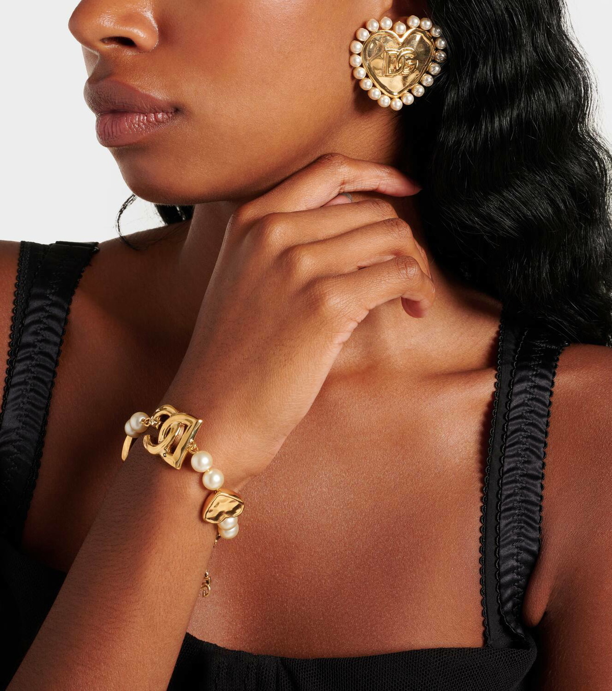 ブレスレット DG faux pearl gold-plated bracelet Dolce & Gabbana Dg Faux Pearl Gold-plated Bracelet | ModeSens