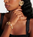 Dolce&Gabbana DG faux pearl gold-plated bracelet