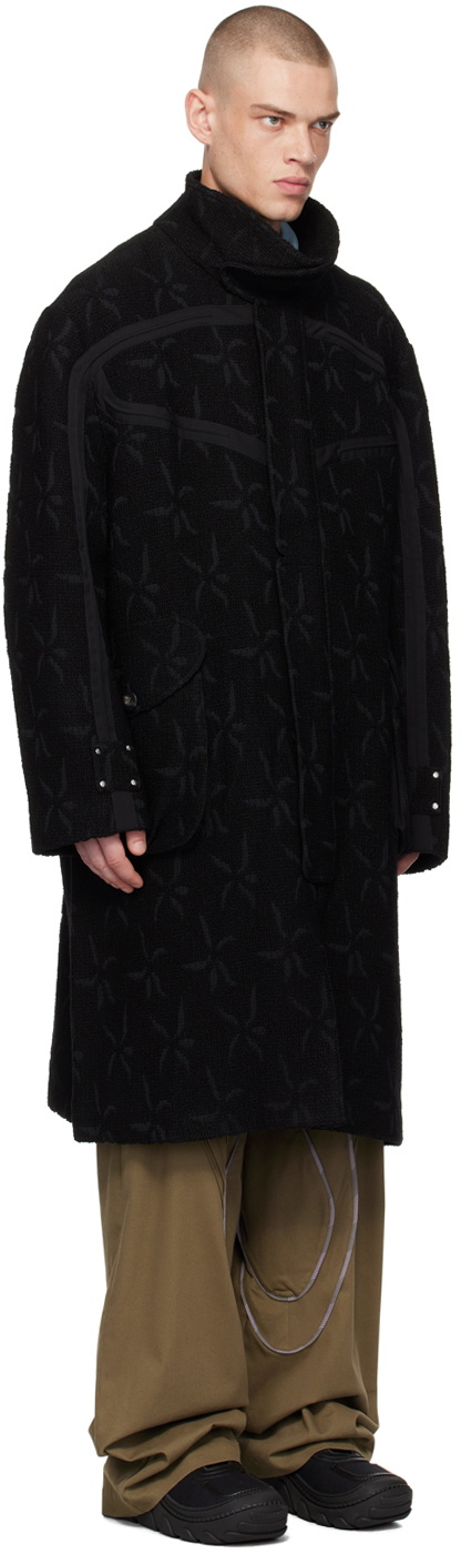 Kiko Kostadinov Black Margutta Overcoat