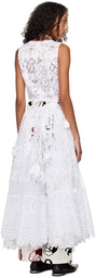 Chopova Lowena White Alabaster Maxi Dress