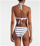 Heidi Klein Striped halterneck bikini top