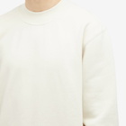 Les Tien Men's Heavyweight Banded Mock Neck Polo in Ivory