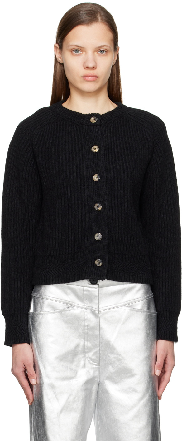 KHAITE Black 'The Michaela' Cardigan Khaite