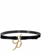 BLUMARINE - Logo Patent Leather Belt