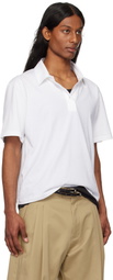 HODAKOVA White Short Sleeve Polo