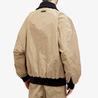 Fear of God Men's 8th Half Zip Track Jacket in Dune