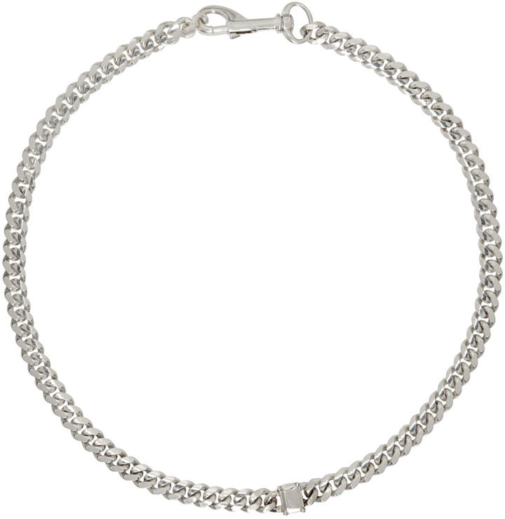 Photo: Martine Ali Silver Thin Link Chain Necklace
