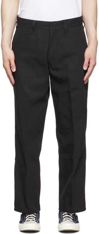 Photo: Neighborhood Black Cotton Trousers