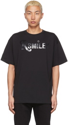 Raf Simons Black Smiley Edition RSmiley Graphic T-shirt